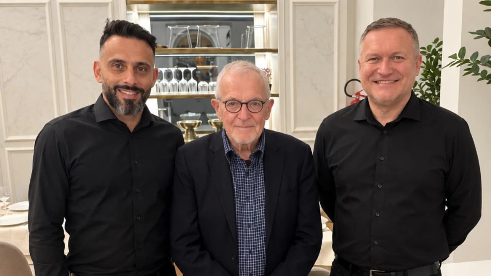 Francis Halzen, Premio Nobel per la Fisica 2026, a cena da Caffè Borello