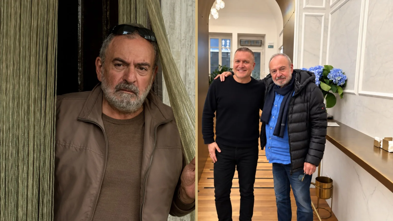 Gianni Parisi a Torino per un film: a cena da Caffè Borello