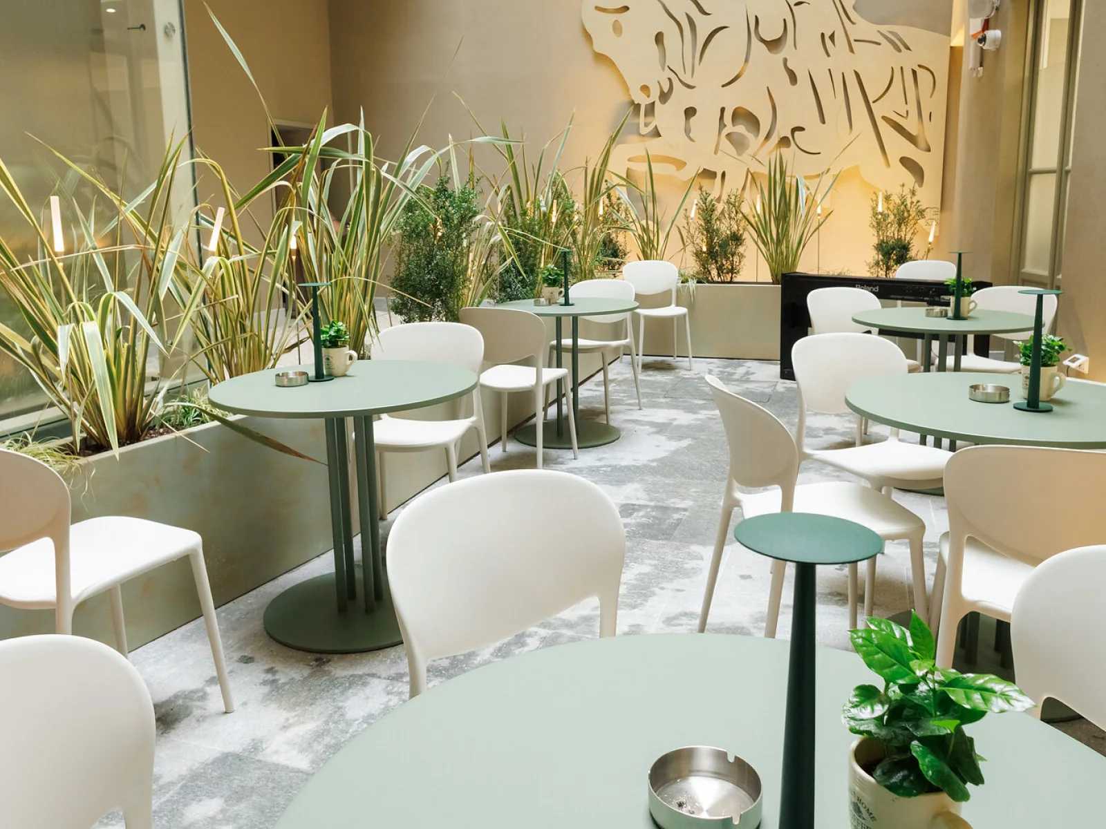 Il cortile di Palazzo Carlo Alberto